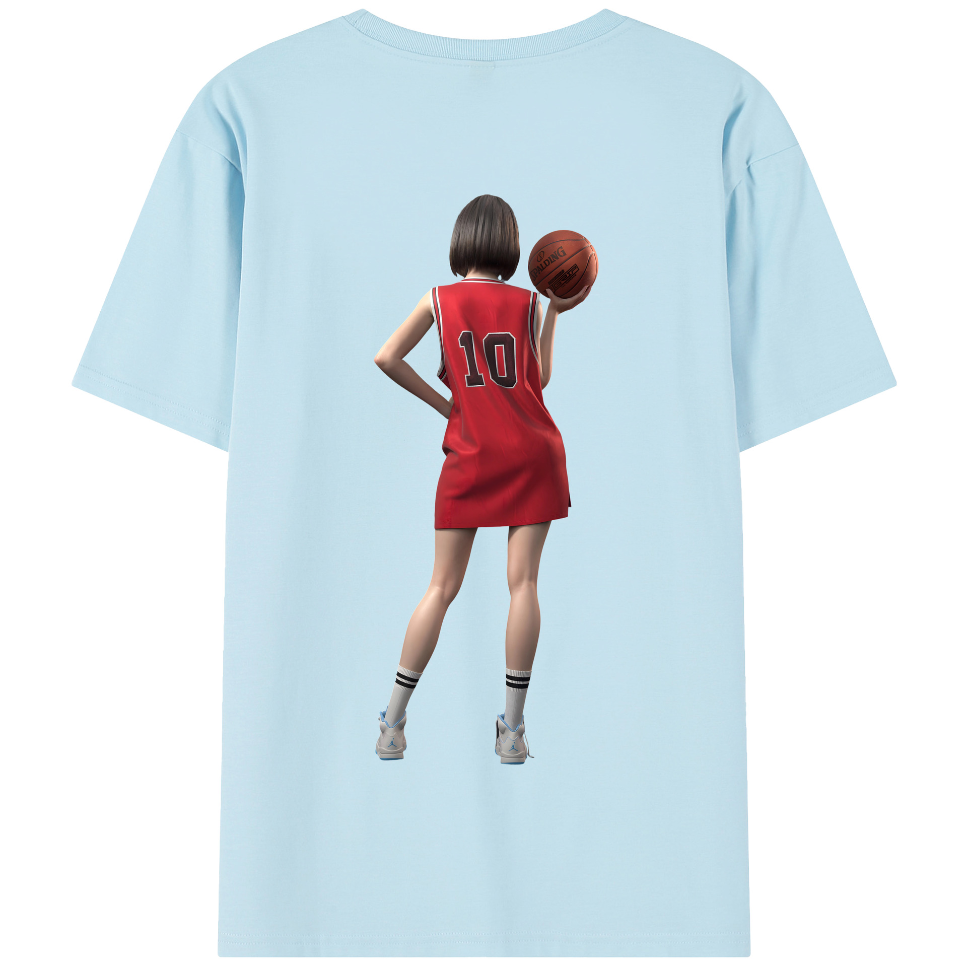 SLAM DUNK／スラムダンク 綿100％半袖Tシャツ（背面プリント）